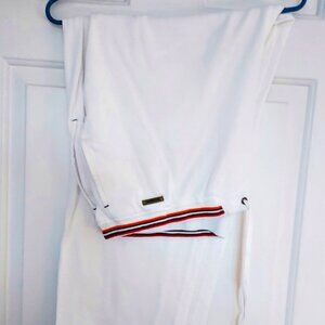 NWT Liz Claiborne Woman White Pants Cruise Wear Size 3X Pull On 100% Cot…